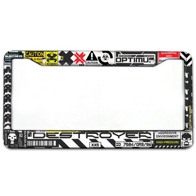 Cat Paw alumīnija birku rāmji Premium numura zīmju rāmji Ciets rūsas necaurlaidīgs turētājs priekšējām un aizmugurējām automašīnas etiķetēm ar skrūvējamiem vāciņiem