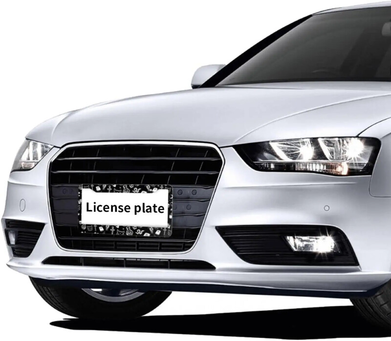 Raganu simbolu raksta numura zīmes rāmis 2 iepakojuma numura zīmes turētājs ar 2 caurumiem automašīnas birkas rāmi sievietēm vīriešiem, ASV transportlīdzekļiem