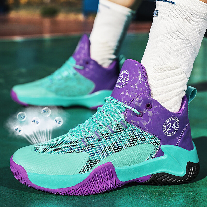 Jesenske nove, protuklizne, visoke cipele za loptu, studentske, mrežaste, prozračne košarkaške cipele, sportske cipele za mlade