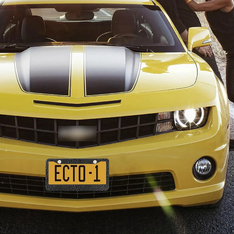 Tumši pelēks Leopard automašīnas numura zīmes rāmis, 2 paka numura zīmes turētājs ar 2 caurumu automašīnas etiķetes rāmi sievietēm vīriešiem, ASV transportlīdzekļiem