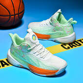 2025. gada jauni basketbola apavi Vīriešu sporta kurpes ar augstu augšdaļu, nodilumizturīgas, neslīdošas, profesionālas vīriešu sporta kedas.