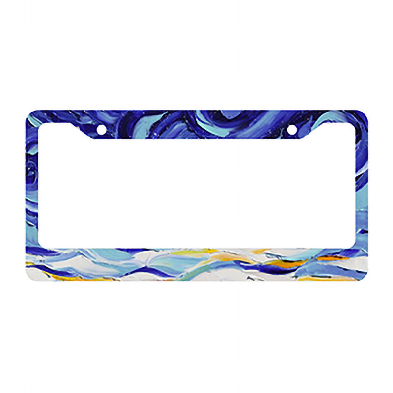 Personalizirani poklopac registarske pločice sa shemom boja za poznate slike i prekrasne krajolike koji podržavaju prilagođene proizvode -1