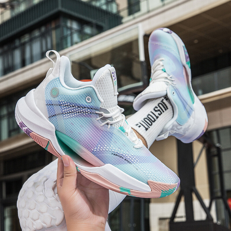 Sportske košarkaške tenisice Muška obuća za slobodno vrijeme Protuklizna odjeća Prozračna Prava borbena obuća za odbijanje Visoke tenisice za loptu velike veličine 2024.