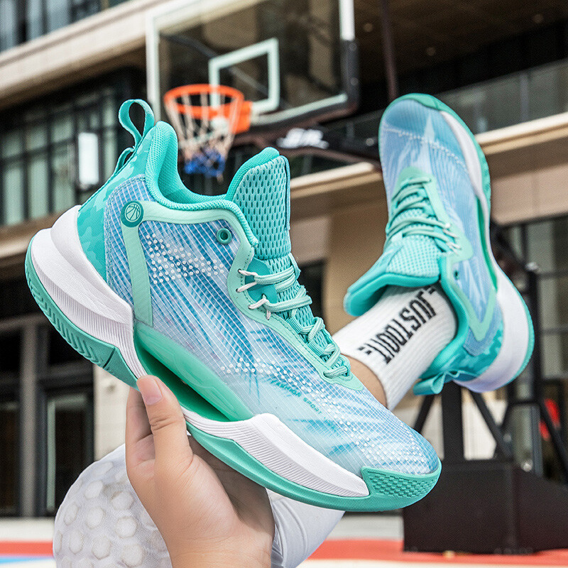 Sportske košarkaške tenisice Muška obuća za slobodno vrijeme Protuklizna odjeća Prozračna Prava borbena obuća za odbijanje Visoke tenisice za loptu velike veličine 2024.