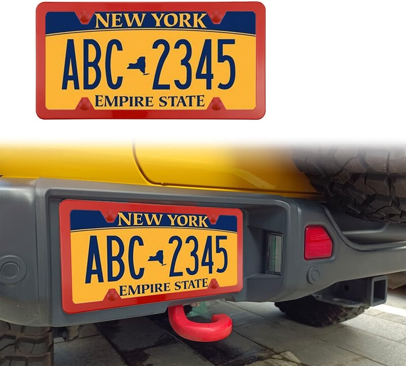 Univerzalni okvir američke registarske pločice s vijcima Čepovi za pranje registarskih pločica Okvir automobilske nehrđajuće pločice 6x12 inča za kamionsko vozilo