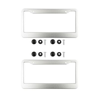 Amazon pārrobežu alumīnija sakausējuma numura zīmes rāmis sarkanā krāsā Us standarta automašīnas plāksnes kronšteina foto rāmis automašīnu plāksnēm