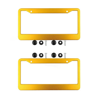 Amazon pārrobežu alumīnija sakausējuma numura zīmes rāmis sarkanā krāsā Us standarta automašīnas plāksnes kronšteina foto rāmis automašīnu plāksnēm