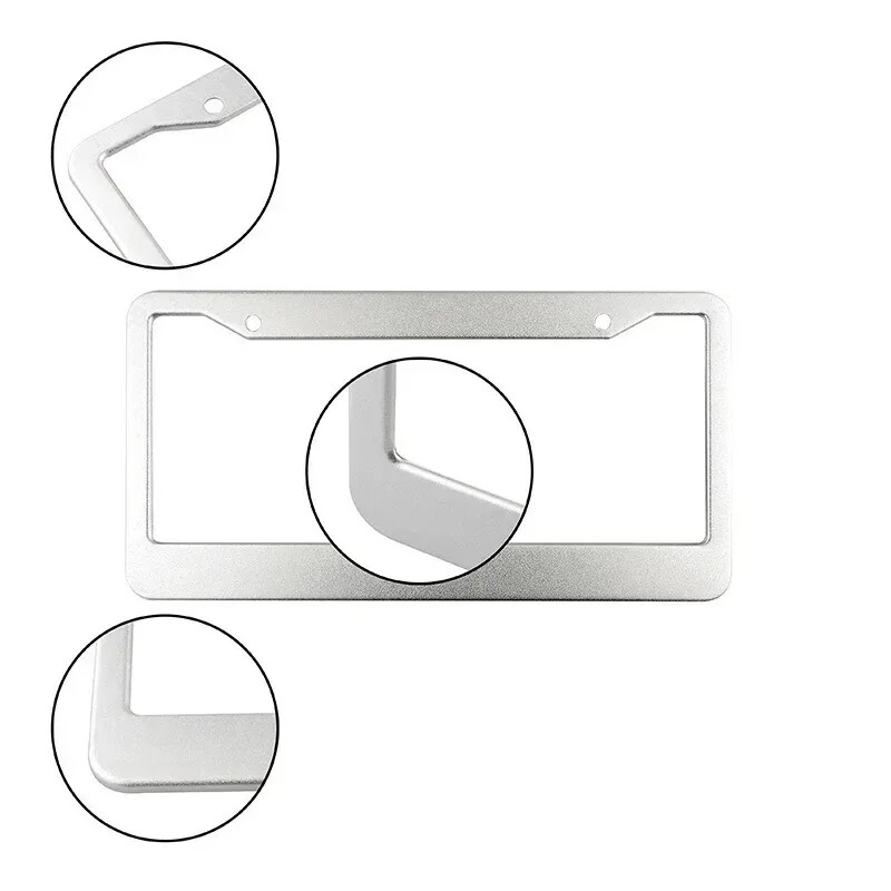 Amazon pārrobežu alumīnija sakausējuma numura zīmes rāmis sarkanā krāsā Us standarta automašīnas plāksnes kronšteina foto rāmis automašīnu plāksnēm