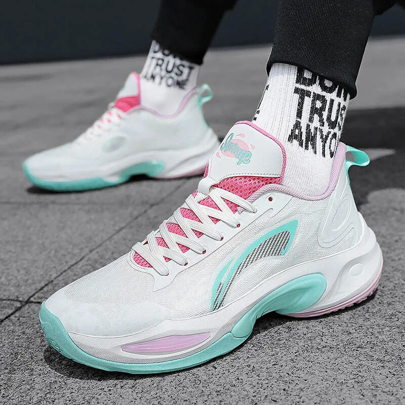 Marka Muške visoke tenisice Neklizajuće košarkaške cipele Visokokvalitetne ležerne cipele za muškarce Prozračne muške sportske tenisice