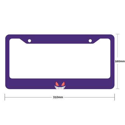 Νέο μοτίβο ματιών από κράμα αλουμινίου αμερικανικό κάλυμμα πινακίδας αυτοκινήτου Αξεσουάρ αυτοκινήτου αδιάβροχο διακοσμητικό πινακίδας αυτοκινήτου 2023-2