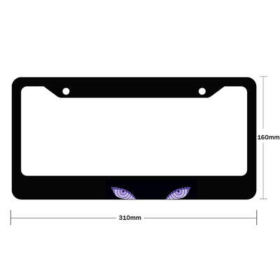Νέο μοτίβο ματιών από κράμα αλουμινίου αμερικανικό κάλυμμα πινακίδας αυτοκινήτου Αξεσουάρ αυτοκινήτου αδιάβροχο διακοσμητικό πινακίδας αυτοκινήτου 2023-2