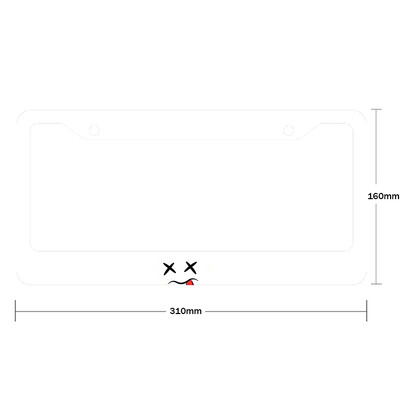 Νέο μοτίβο ματιών από κράμα αλουμινίου αμερικανικό κάλυμμα πινακίδας αυτοκινήτου Αξεσουάρ αυτοκινήτου αδιάβροχο διακοσμητικό πινακίδας αυτοκινήτου 2023-2