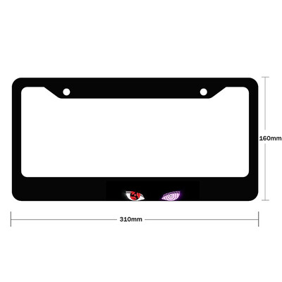 Νέο μοτίβο ματιών από κράμα αλουμινίου αμερικανικό κάλυμμα πινακίδας αυτοκινήτου Αξεσουάρ αυτοκινήτου αδιάβροχο διακοσμητικό πινακίδας αυτοκινήτου 2023-2