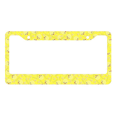 Jauna skaista un jauka mazo dzīvnieku sērijas alumīnija sakausējuma amerikāņu automašīnas numura zīmes vāka automašīnas dekorēšana, pielāgojama