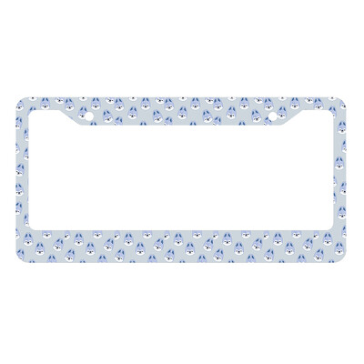 Jauna skaista un jauka mazo dzīvnieku sērijas alumīnija sakausējuma amerikāņu automašīnas numura zīmes vāka automašīnas dekorēšana, pielāgojama