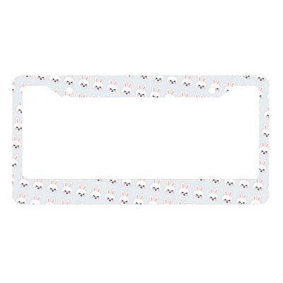 Jauna skaista un jauka mazo dzīvnieku sērijas alumīnija sakausējuma amerikāņu automašīnas numura zīmes vāka automašīnas dekorēšana, pielāgojama