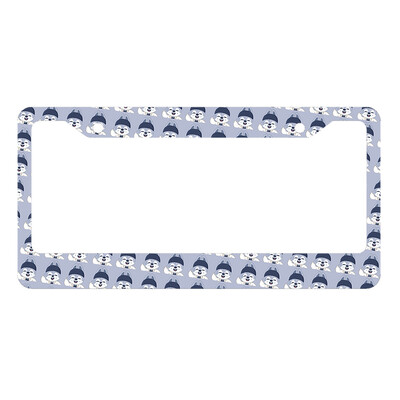 Jauna skaista un jauka mazo dzīvnieku sērijas alumīnija sakausējuma amerikāņu automašīnas numura zīmes vāka automašīnas dekorēšana, pielāgojama