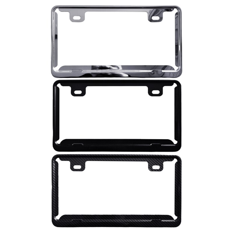 Okvir registarske pločice od nehrđajućeg čelika Poklopac registarske pločice automobila Dodatak za automobil za standardnu japansku registarsku pločicu