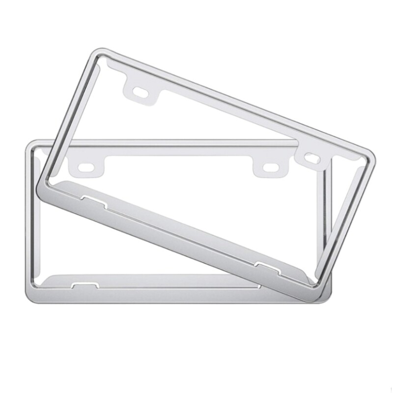 Okvir registarske pločice od nehrđajućeg čelika Poklopac registarske pločice automobila Dodatak za automobil za standardnu japansku registarsku pločicu
