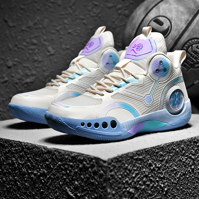 Vīriešu apavi basketbola apavi Augstākās klases modes zvaigžņu cīņas zābaki jauniešu sporta apavi neslīdoši triecienu absorbējoši treniņa apavi