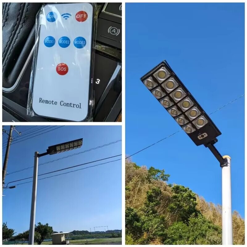 7700LM solarna led svjetiljka za vanjsko najsnažnija vanjska solarna svjetiljka 720 LED 3 načina daljinskog upravljača vodootporna vrtna ulična svjetiljka