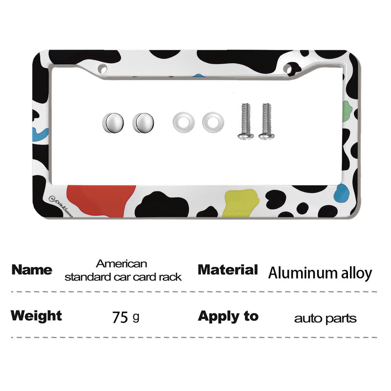 Oznake životinja Američki automobil 12" x 6" Laserski rezani kromirani okviri registarskih pločica - Dodatna oprema za automobile/kamione/SUV automobile