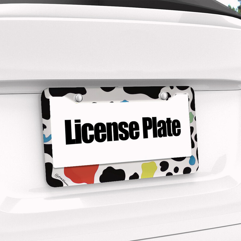 Oznake životinja Američki automobil 12" x 6" Laserski rezani kromirani okviri registarskih pločica - Dodatna oprema za automobile/kamione/SUV automobile