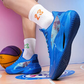 Neslīdošs, elpojošs liela izmēra fitnesa treniņš vīriešiem un sievietēm ar vairāku krāsu izvēles Trend Color Match basketbola treneri