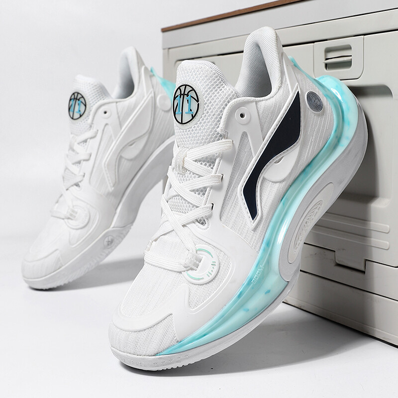 Jauns dizains Neslīdošs siets Praktiski augstas kvalitātes treniņi Ērti apavi Basketbola apavi Vīriešu un Sieviešu apģērbi Viegli