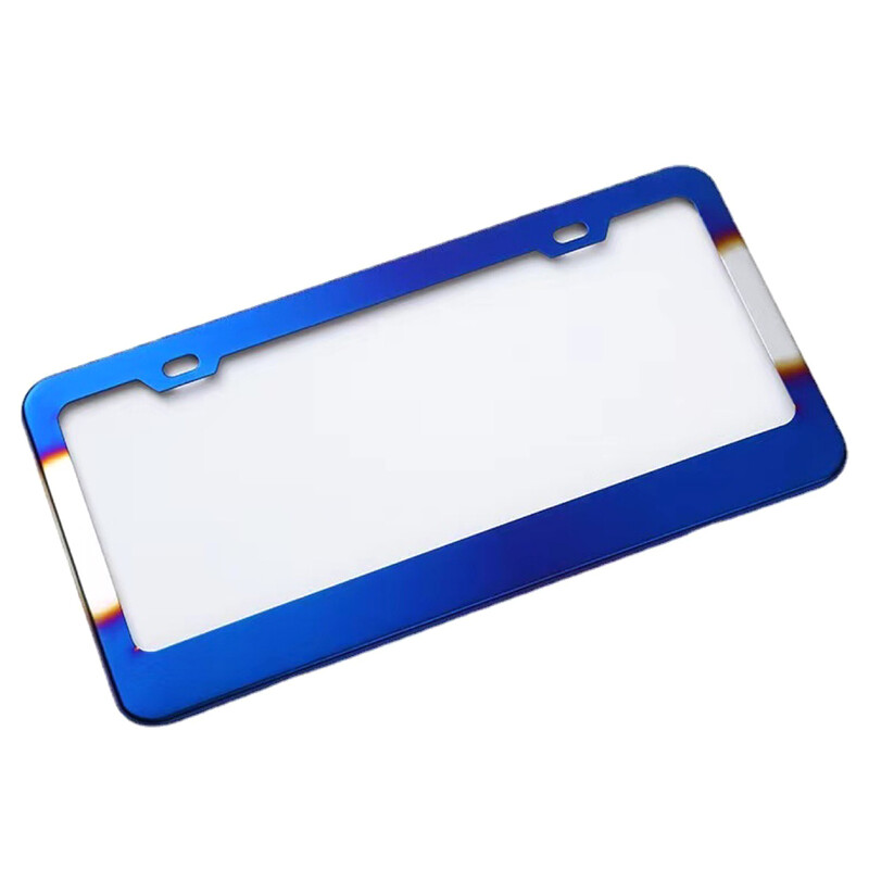 Universalus valstybinio numerio rėmelis Spalvingas valstybinio numerio ženklo rėmas nerūdijančio plieno Art Craft aliuminio lydinio rėmas automobilių reikmenys
