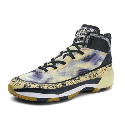 Υψηλής ποιότητας αντιολισθητικά παπούτσια μπάσκετ Unisex Επαγγελματικά ντιζάιν παπούτσια μπάσκετ Γυναικεία Μπλε πλατφόρμα Ανδρικά αθλητικά παπούτσια ψηλά