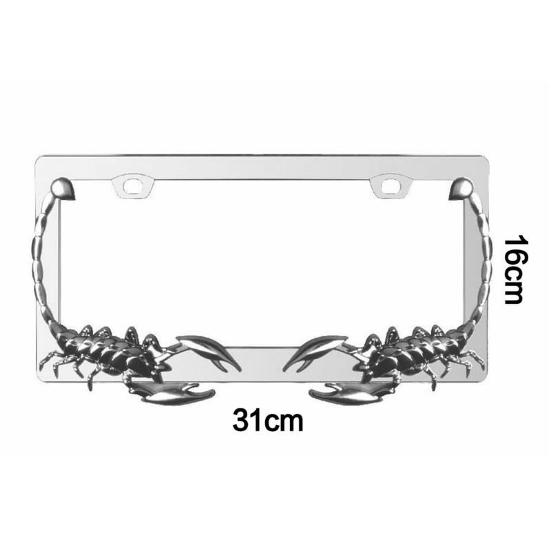 Okvir registarske pločice lubanje registarske pločice Prikladan za američke propise Okvir registarske pločice motocikla