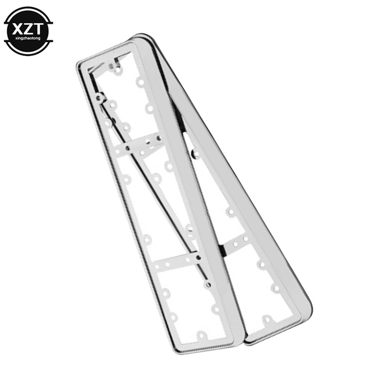 2kom aluminijske legure EU Dekor vozila Univerzalni držač okvira registarske pločice Auto pribor za stil automobila