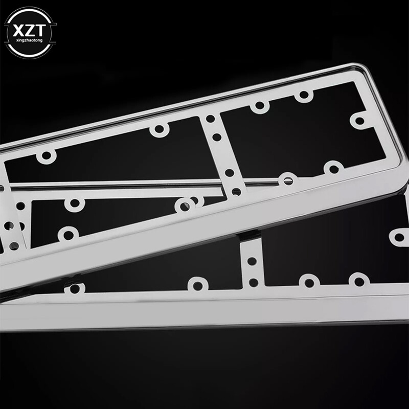 2kom aluminijske legure EU Dekor vozila Univerzalni držač okvira registarske pločice Auto pribor za stil automobila
