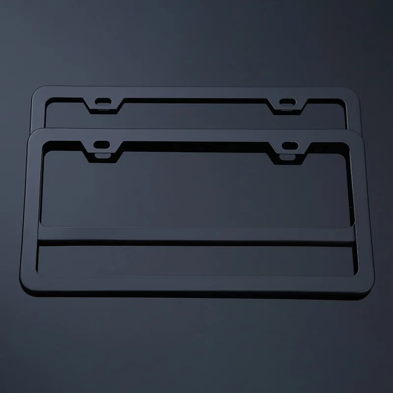 2 gab Motocikla numura zīmes rāmis Alumīnija sakausējuma numura zīmes rāmis Velosipēda numura zīmes rāmja personalizēta modifikācija