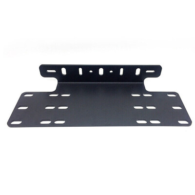 Automašīnas priekšējā bufera numura numura zīmes stiprinājuma kronšteins Universāls LED darba stiprinājuma turētājs transportlīdzekļu kravas automašīnu plākšņu piederumi