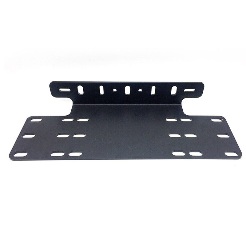 Automašīnas priekšējā bufera numura numura zīmes stiprinājuma kronšteins Universāls LED darba stiprinājuma turētājs transportlīdzekļu kravas automašīnu plākšņu piederumi