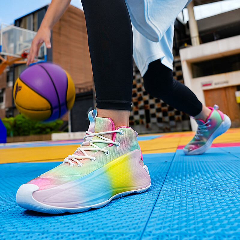 Πρακτικά παπούτσια μπάσκετ 2024 Νέα φθινοπωρινά Ανδρικά παπούτσια προπόνησης, ανθεκτικά στη φθορά, αναπνεύσιμα παπούτσια προπόνησης Friction Can Ring Youth Sports Basketb