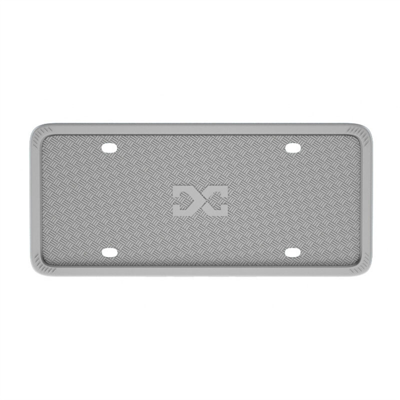 XCLPF Μαύρη σιλικόνη Πλαίσιο πινακίδας κυκλοφορίας Καλύμματα 1 πακέτου- Μπροστινή ή πίσω βάση στήριξης πινακίδας αυτοκινήτου. Ανθεκτικό στη σκουριά, Αδιάβροχο,