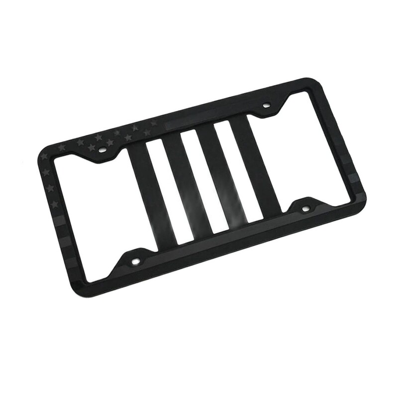 Vislabāk pārdotais amerikāņu numura zīmes rāmis ASV standarta numura zīmes piecstaru zvaigznes silikona apdrukas raksta auto detaļas