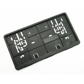 Eiropas standarta plastmasas PP numura zīmju plaukts, automašīnas numura zīmju plaukts, numura zīmju plaukts, automašīnu modifikācijas piederumi