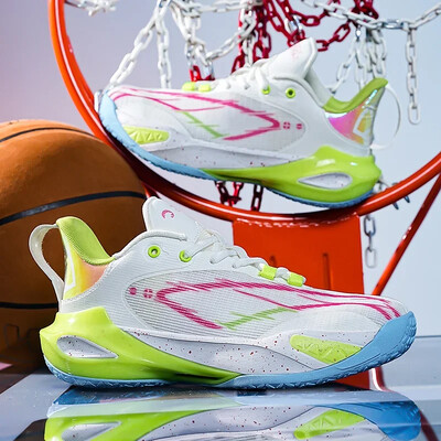 Zīmola dizaina vīriešu basketbola apavi sievietēm Augstas kvalitātes praktiskas basketbola kedas vīriešiem MD viduszole, neslīdoša gumijas zole