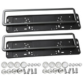 Europos valstybinio numerio ženklo rėmas priekinis ir galinis valstybinio numerio rėmas nerūdijančio plieno anglies pluošto valstybinio numerio rėmas universalus