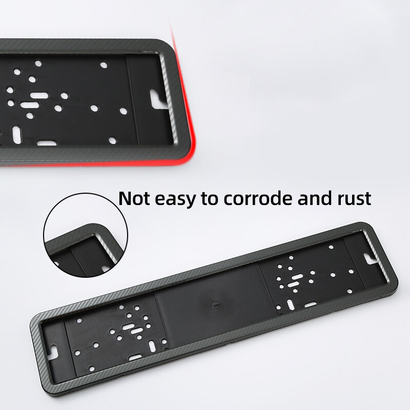 Europos valstybinio numerio ženklo rėmas priekinis ir galinis valstybinio numerio rėmas nerūdijančio plieno anglies pluošto valstybinio numerio rėmas universalus