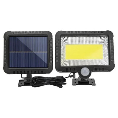 160 LED saules gaisma, sadalīta sienas lampa, ūdensnecaurlaidīga āra kustības sensors saules sienas gaismas avārijas ielas dārza verandas LED gaisma