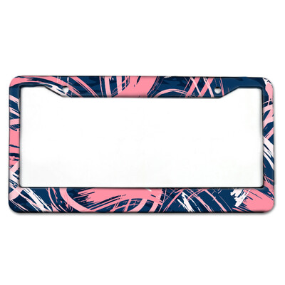 Šaunus kamufliažinis lenktyninis automobilis su akinančiomis spalvomis aliuminio lydinio automobilio valstybinio numerio rėmas Amerikietiško standarto valstybinio numerio rėmelis lic