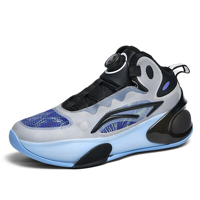 Jauni basketbola apavi vīriešu vidusskolēniem ar rotējošu sprādzi skriešanas apavi elpojoši treniņu neslīdoši sporta apavi