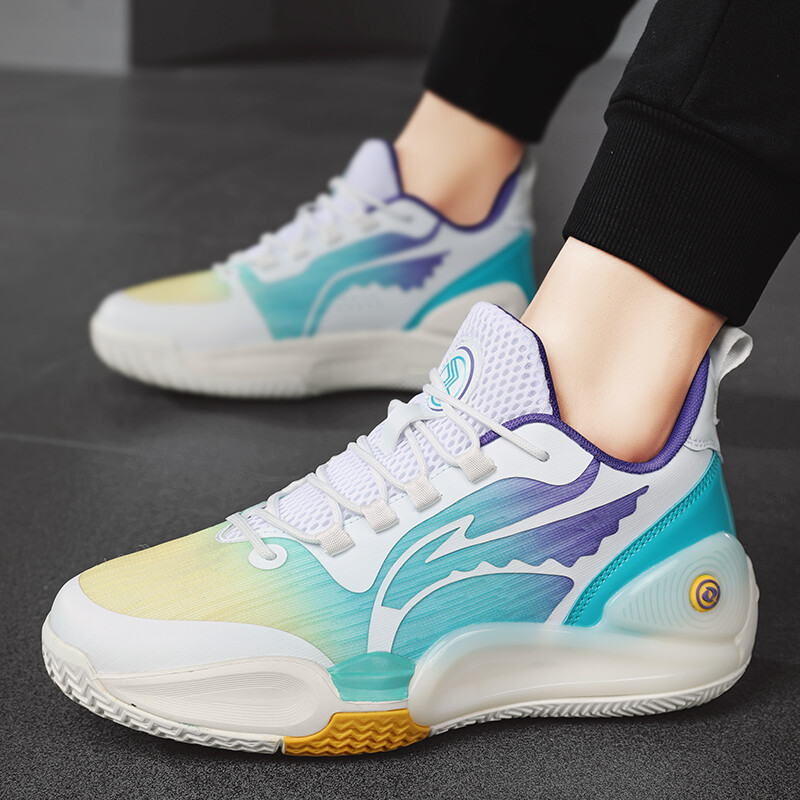 Sunset Butterfly Ταίριασμα Χρώματος Σχεδιασμός Έμπνευσης Νέα Τάση Παπούτσια μπάσκετ με παχιά σόλα Rebound Real Casual αθλητικά παπούτσια