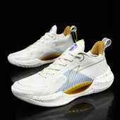 Vīriešu komfortabli, elpojoši polsterēti, neslīdoši 2024. gada stilīgi basketbola apavi, jauni āra fitnesa sporta veidi, modes apavi skriešanai