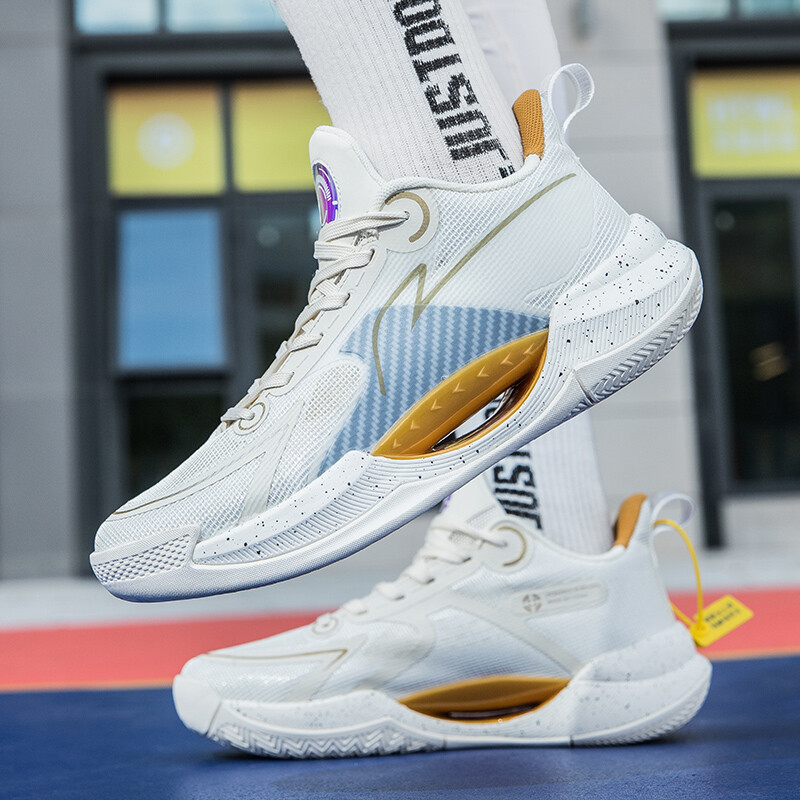 Vīriešu komfortabli, elpojoši polsterēti, neslīdoši 2024. gada stilīgi basketbola apavi, jauni āra fitnesa sporta veidi, modes apavi skriešanai